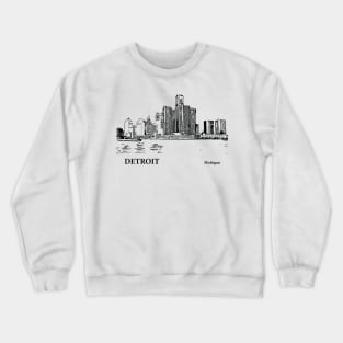 Detroit - Michigan Crewneck Sweatshirt